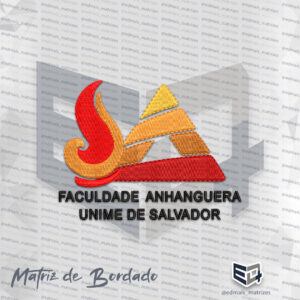 Matriz de Bordado Anhanguera Unime de Salvador