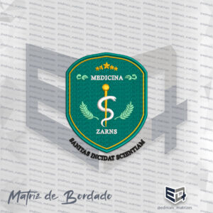 Matriz de Bordado Medicina Zarns