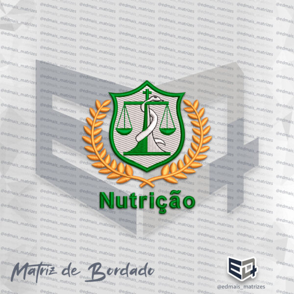 Matriz de Bordado Nutrição 06