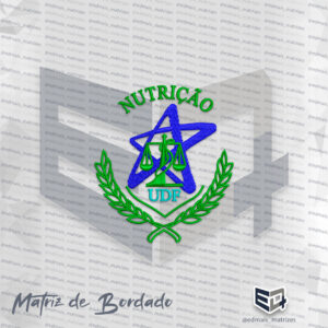 Matriz de Bordado Nutrição UDF