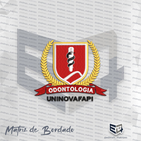 Matriz de Bordado Uninovafapi Odontologia