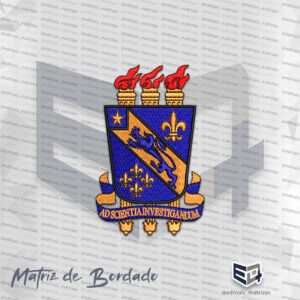 Matriz de Bordado Brasão Universidade Estadual do Piauí - UEPI
