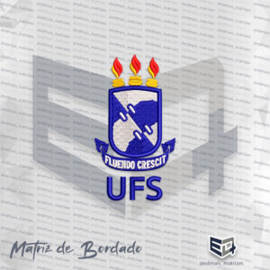 Matriz de Bordado Patch UFS Logo