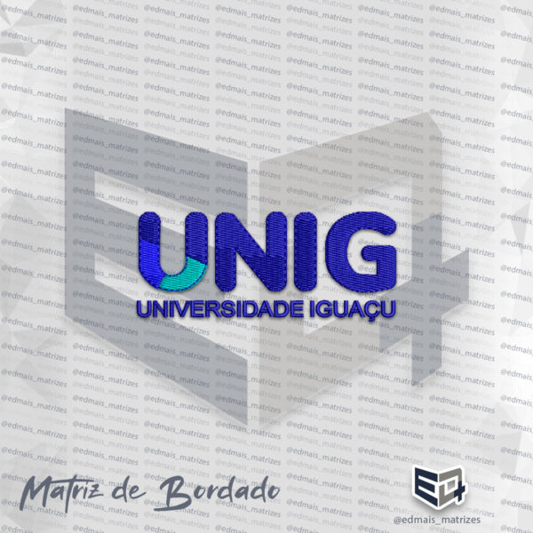 Matriz de Bordado UNIG - Universidade Iguaçu