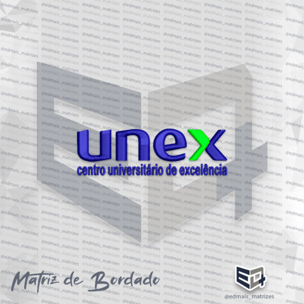 Matriz de Bordado Logo Unex