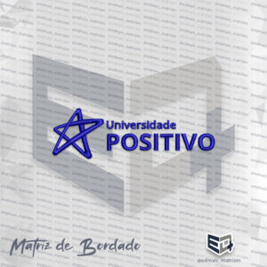 Matriz de Bordado Universidade Positivo