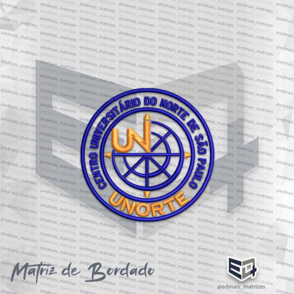 Matriz de Bordado Centro Universitário UNORTE