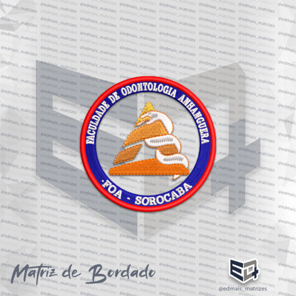 Matriz de Bordado Faculdade de Odontologia Anhanguera