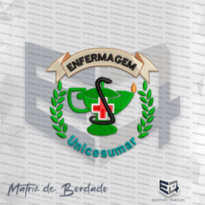 Matriz de Bordado Enfermagem Unicesumar