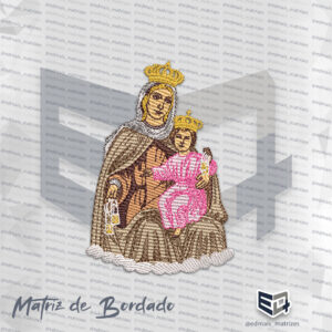 Matriz de Bordado Nossa senhora do Carmo 10cm