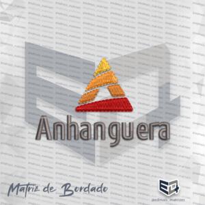 Matriz de Bordado Anhanguera Logo Gradiente