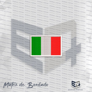 Matriz de Bordado Bandeira da Itália