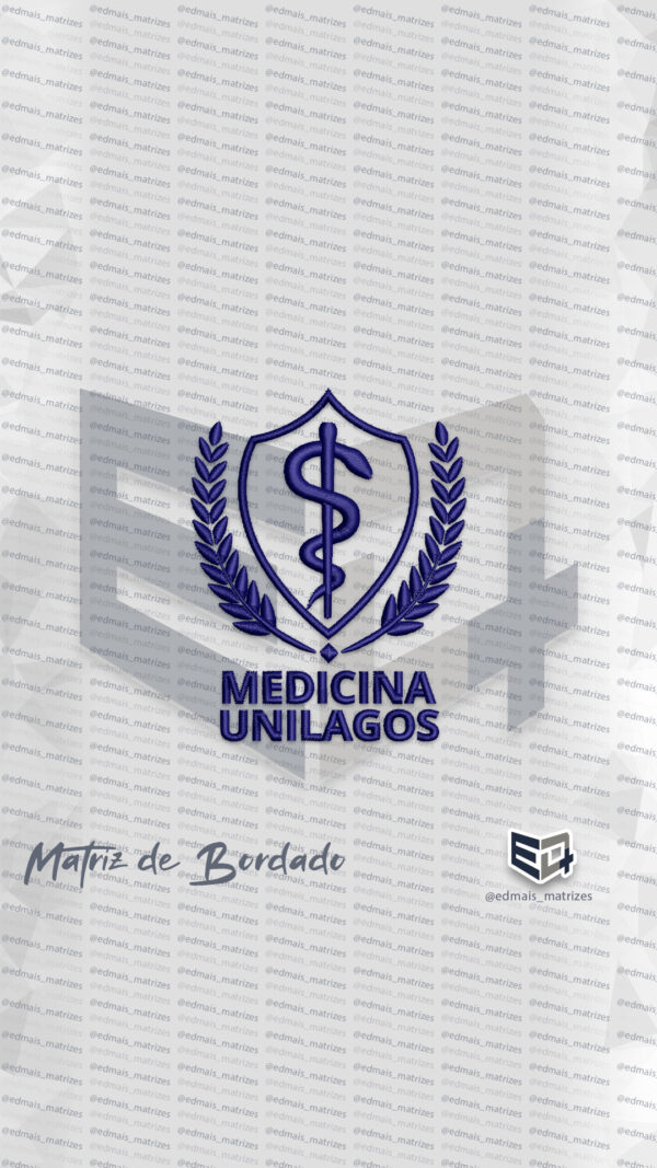 Matriz de Bordado Medicina Unilagos