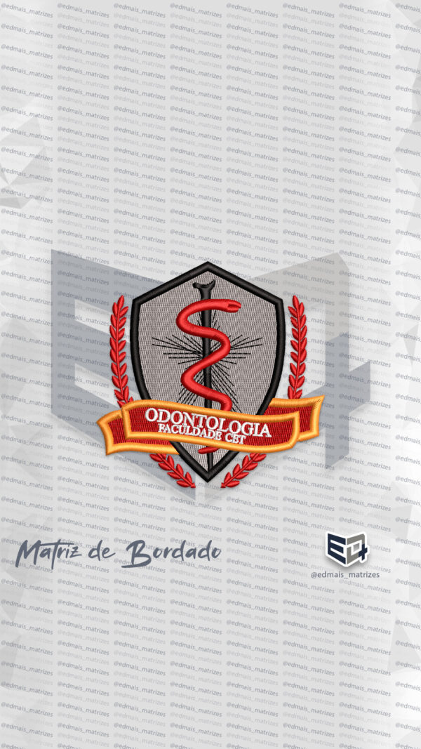 Matriz de Bordado Faculdade CET Odontologia