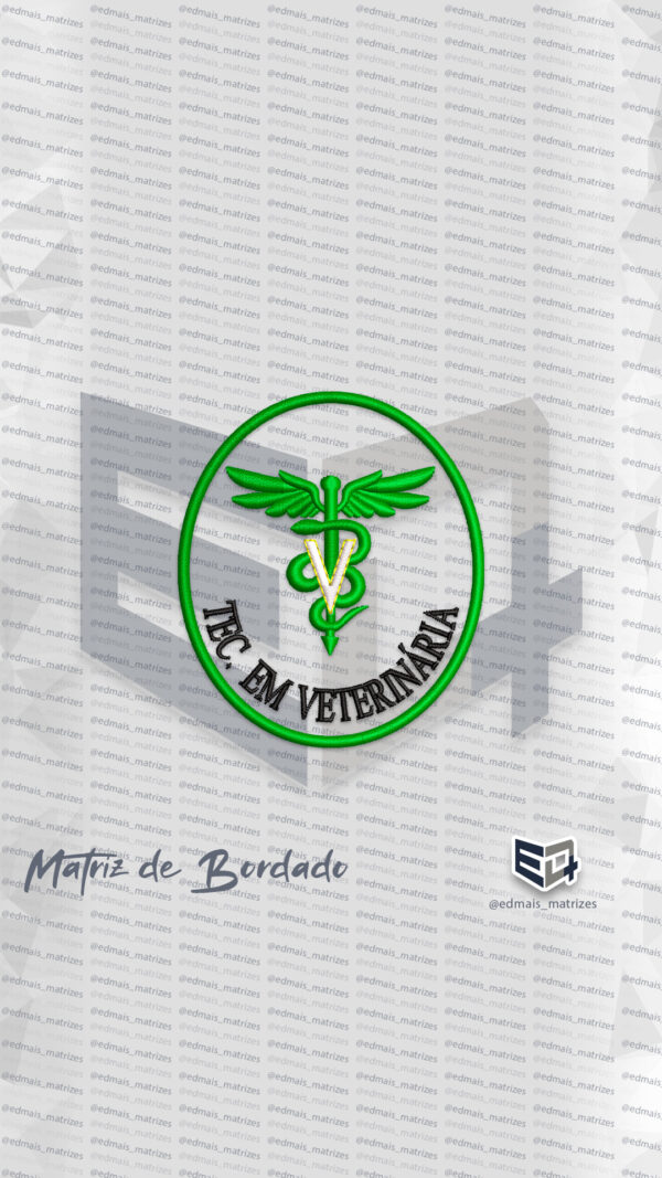 Matriz de Bordado Técnico em Veterinária 4