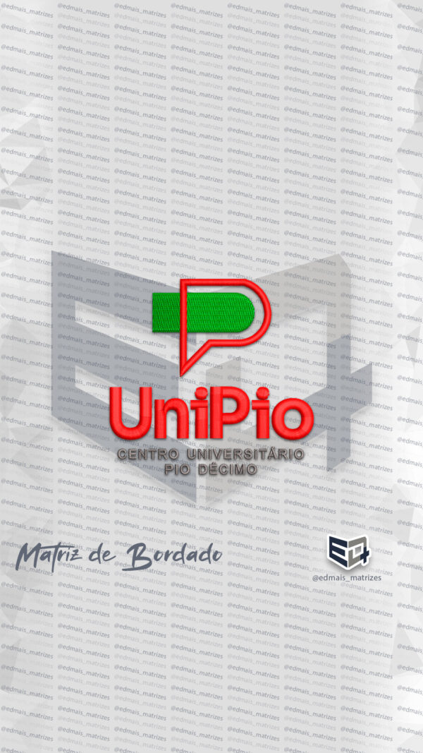 Matriz de Bordado Faculdade UniPio