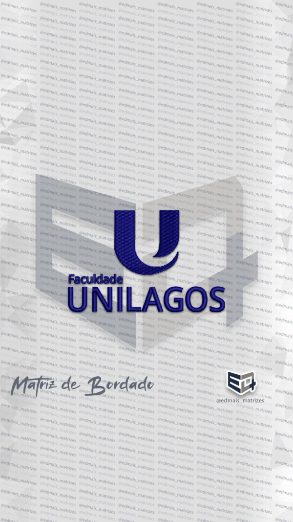 Matriz de Bordado Faculdade Unilagos