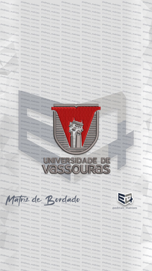 Matriz de Bordado Universidade de Vassouras