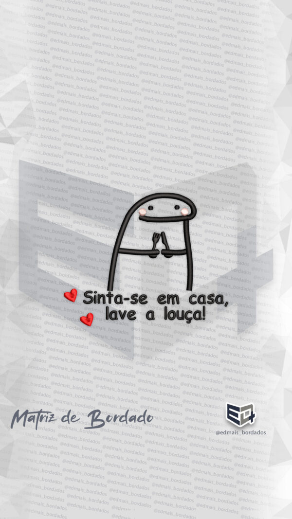 Matriz de Bordado Coleção Louça Flork - Image 3