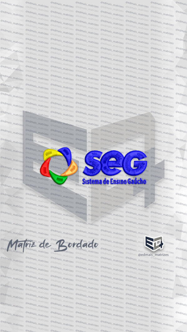 Matriz de Bordado SEG Sistema de Ensino Gaúcho