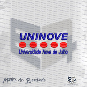 Matriz de Bordado Uninove Universidade Nove de Julho