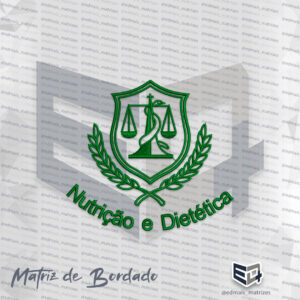 Matriz de Bordado Nutrição e Dietética