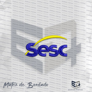 Matriz de Bordado SESC - Serviço Social de Comércio