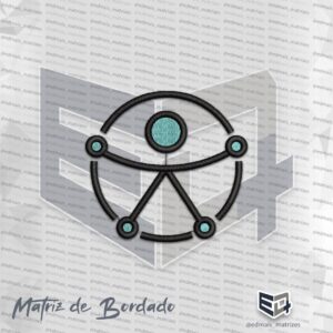 Matriz de Bordado Novo Símbolo Internacional de Acessibilidade