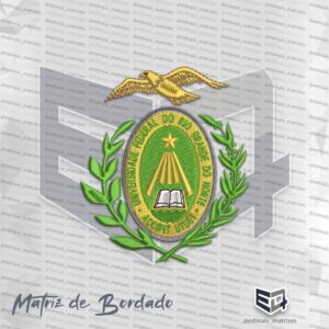 Matriz de Bordado UFRN - Universidade Federal do Rio Grande do Norte - Brasão 1