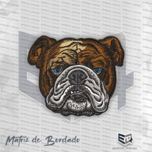 Matriz de Bordado Bulldog Inglês