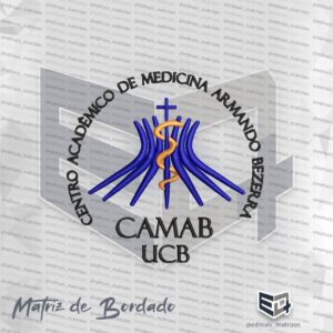 Matriz de Bordado CAMAB - Medicina -  Universidade Católica de Brasília