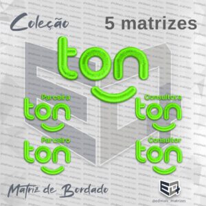 Matriz de Bordado Coleção Ton Stone Consultor a Parceiro a