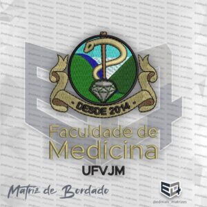 Matriz de Bordado Faculdade de Medicina - UFVJM - Universidade Federal dos Vales do Jequitinhonha