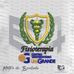 Matriz de Bordado Fisioterapia UniGrande G 4