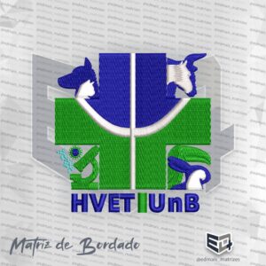 Matriz de Bordado HVET - Hospital Veterinário UNB