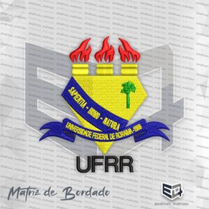 Matriz de Bordado UFRR - Universidade Federal de Roraima Brasão