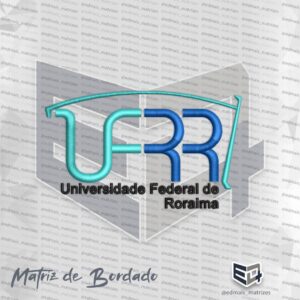 Matriz de Bordado UFRR - Universidade Federal de Roraima Logo