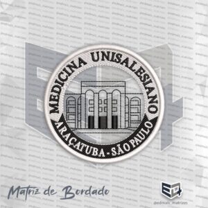 Matriz de Bordado Medicina Unisalesiano Araçatuba - São Paulo
