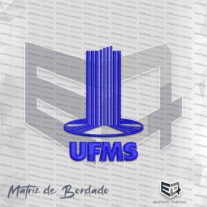 Matriz de Bordado UFMS - Universidade Federal Mato Grosso do Sul
