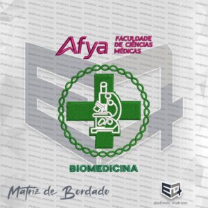 Matriz de Bordado BioMedicina Afya