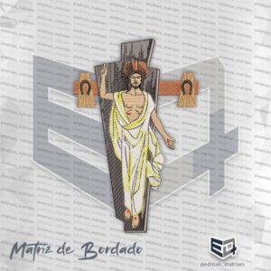 Matriz de Bordado Cristo Ressurreição
