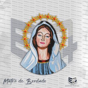 Matriz de Bordado Nossa Senhora Das Graças Rosto