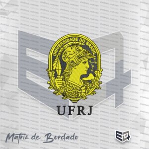 Matriz de Bordado UFRJ - Universidade Federal do Rio de Janeiro 2
