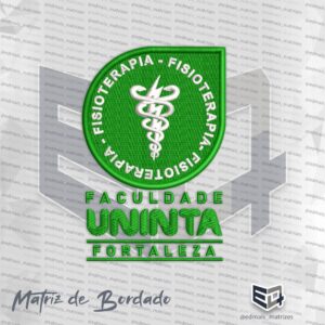 Matriz de Bordado Fisioterapia Faculdade UNINTA Fortaleza