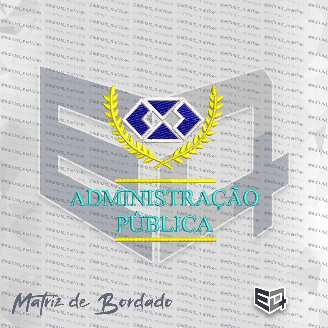 Matriz de Bordado Administração Pública