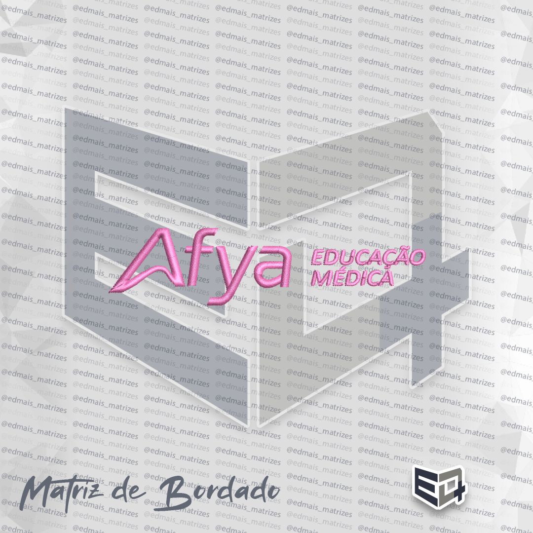 Matriz de Bordado Afya Educação Médica