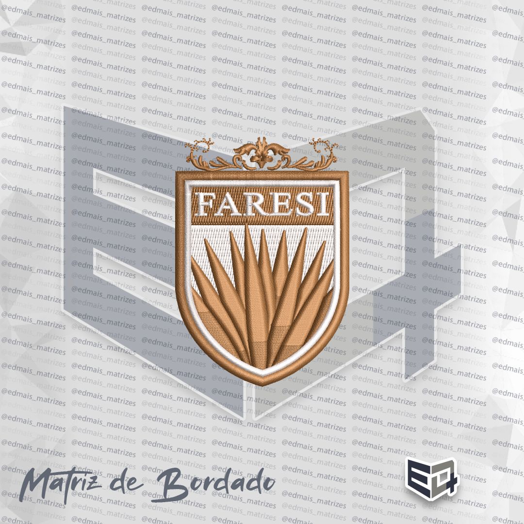 Matriz de Bordado Brasão FARESI - Faculdade da Região Sisaleira