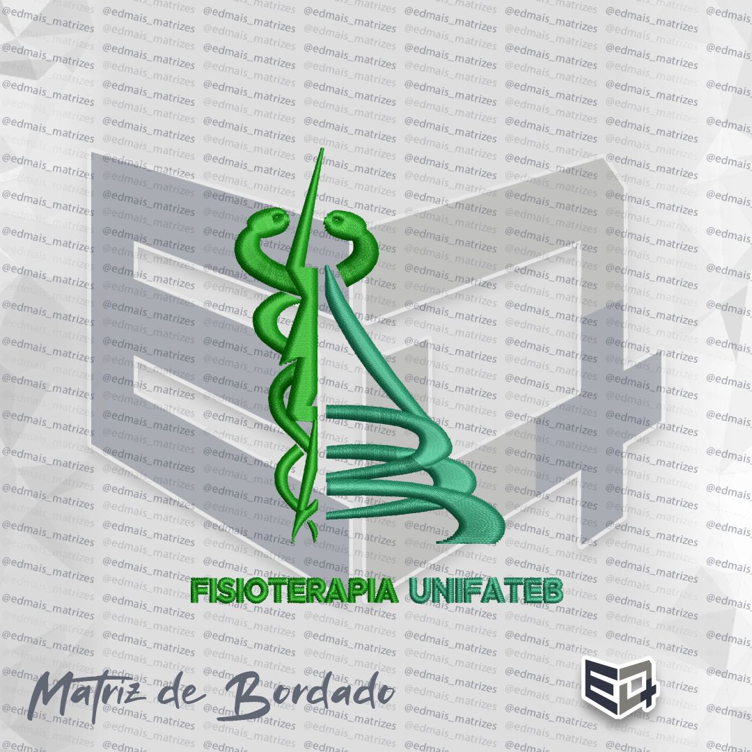 Matriz de Bordado Fisioterapia UNIFATEB