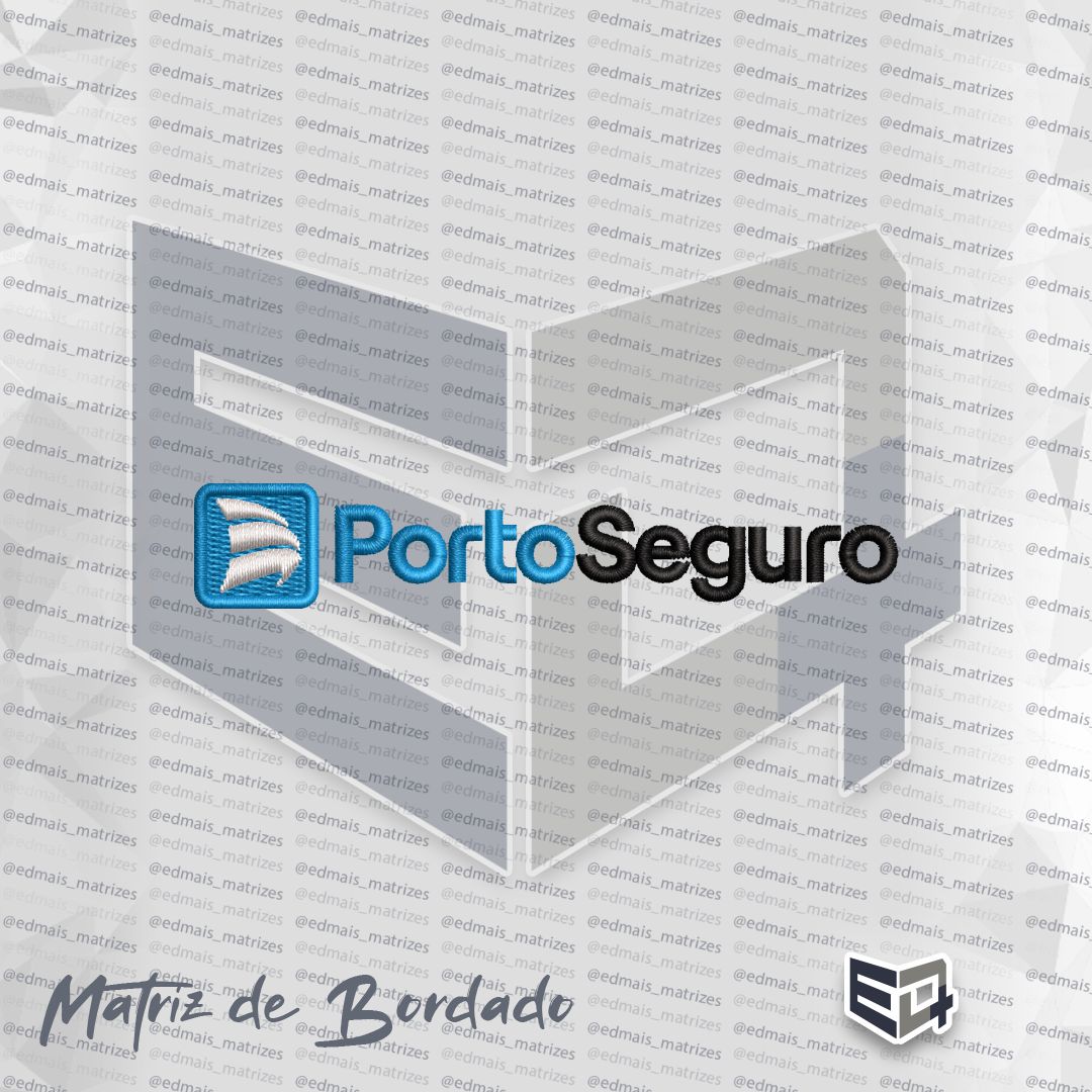 Matriz de Bordado Porto Seguro Horizontal