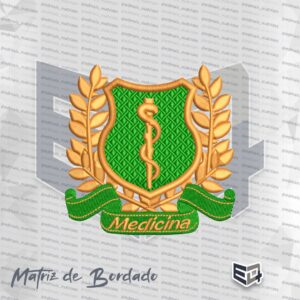 Para uma postagem de sucesso no Instagram, o foco deve ser o profissionalismo e a qualidade do acabamento, já que o público de bordados valoriza muito a nitidez dos pontos. Aqui estão as sugestões: 1. Postagem para Instagram (Legenda) Opção de Legenda: 🩺 O detalhe que transforma o jaleco em uma conquista! Você que trabalha com bordados sabe: a área da saúde exige perfeição. Apresentamos nossa nova Matriz de Bordado Brasão Medicina Premium. 🎓 Desenvolvida com preenchimento em relevo e fundo texturizado, essa matriz entrega um acabamento luxuoso que valoriza qualquer peça, desde o jaleco do dia a dia até o presente especial de formatura. ✨ Por que escolher esta matriz? ✅ Pontos leves que não repuxam o tecido. ✅ Design clássico com Bastão de Esculápio e Louros. ✅ Disponível em diversos formatos (PES, JEF, DST, etc). ✅ Testada e aprovada para garantir bordados rápidos e sem quebras de linha. Dê aos seus clientes o padrão de qualidade que a medicina exige. 🚀 Link na Bio para baixar agora! ou comente "MEDICINA" que te enviamos o link direto. #bordado #matrizdebordado #bordadocomputadorizado #medicina #jalecospersonalizados #formaturamedicina #bordadopersonalizado #bordadeiras #artesanatodeluxo #enxovalmedico 2. Texto "Alt" (Texto Alternativo para Acessibilidade e SEO) O texto Alt é lido por softwares para deficientes visuais e indexado pelo Google Imagens. Deve ser descritivo: Texto Alt: Ilustração de uma matriz de bordado computadorizado do brasão de Medicina. O desenho possui um escudo central verde com textura de trama cruzada, sobreposto pelo Bastão de Esculápio em tom dourado. O escudo é cercado por ramos de louros dourados e, na base, uma faixa verde com a palavra "Medicina" bordada em letras cursivas douradas. O acabamento simula pontos de linha de bordado real com efeito de relevo